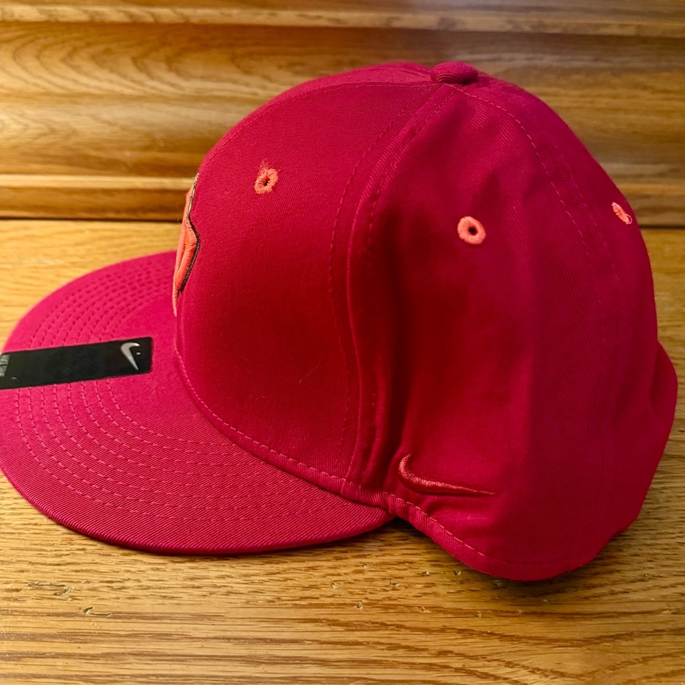 Nike Red and Orange Embroidered Cap - Picture 3 of 10